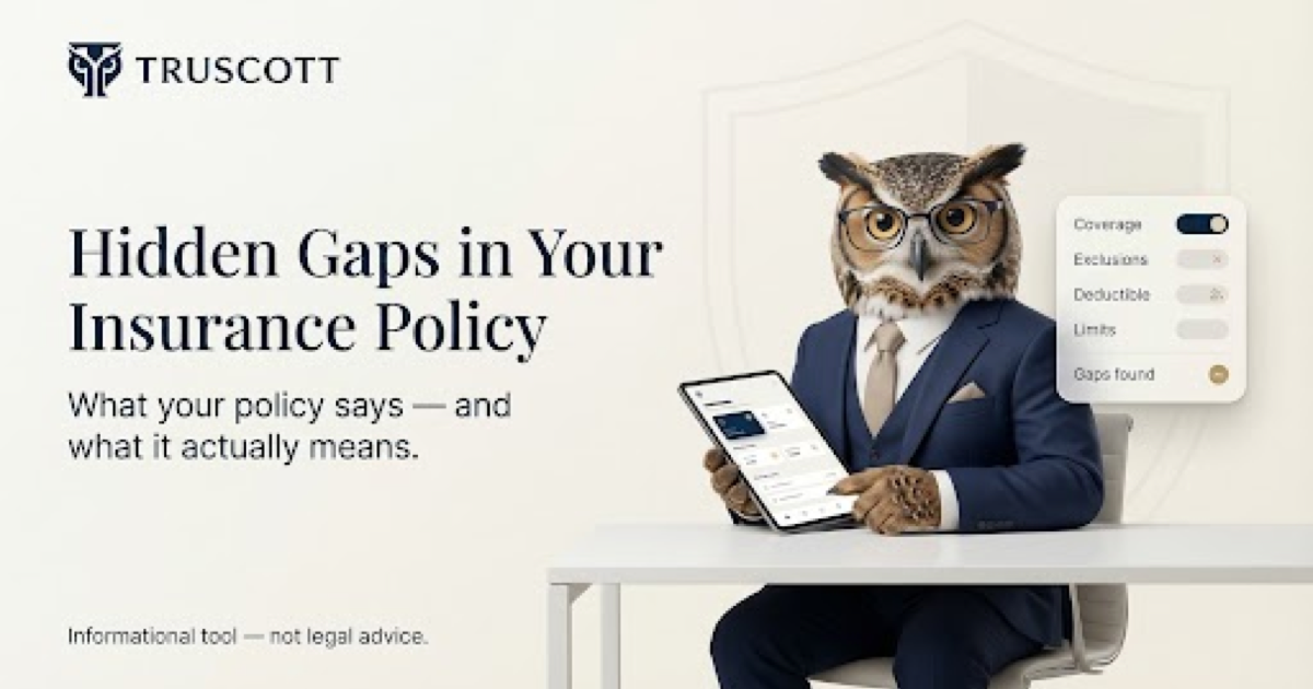 Questions About Your Insurance Policy? Get a Clear Breakdown | Truscott